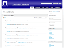 Tablet Screenshot of comunidadromanica.romanicodigital.com